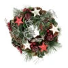 Apples, Stars And Pine Cones Frosted Artificial Christmas Wreath, 10-Inch, Unlit 2 Apples, Stars And Pine Cones Frosted Artificial Christmas Wreath, 10-Inch, Unlit -Optimal Christmas Shop northlight sh03927 1 53229.1672767378
