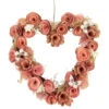 10" Pink Wooden Rose Heart Spring Wreath With Butterflies -Optimal Christmas Shop northlight sh26781 1 35604.1681741548