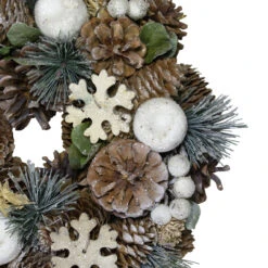 Frosted Glitter Pine Cone And Berries Artificial Christmas Wreath, 10.5-Inch, Unlit 7 Frosted Glitter Pine Cone And Berries Artificial Christmas Wreath, 10.5-Inch, Unlit -Optimal Christmas Shop northlight sh36235 2 60696.1667488438