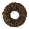 12" Brown Rustic Twig And Tree Bark Artificial Spring Wreath -Optimal Christmas Shop northlight sh75205 77002.1667662983