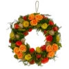 Wooden And Dried Floral With Moss And Twigs Spring Wreath, 12-inch -Optimal Christmas Shop northlight sh75317 01 82075.1667662984