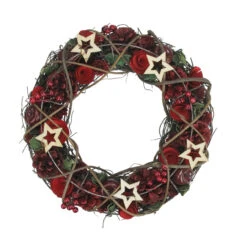 Apples And Berries With Stars Artificial Christmas Wreath,13-Inch, Unlit 7 Apples And Berries With Stars Artificial Christmas Wreath,13-Inch, Unlit -Optimal Christmas Shop northlight sh86392 3 96991.1667530696