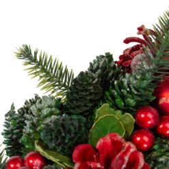 13" Red And Green Pine Cones And Ornaments Christmas Wreath 8 13" Red And Green Pine Cones And Ornaments Christmas Wreath -Optimal Christmas Shop northlight sh89565 4 updated 16356.1667574746