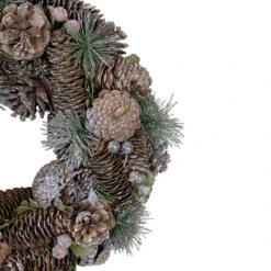 Glittered Pine Cones And Berries Artificial Christmas Wreath, 13-Inch, Unlit -Optimal Christmas Shop northlight sh89585 2 updated2022 99150.1667572564