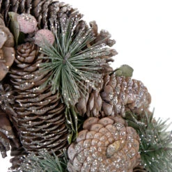 Glittered Pine Cones And Berries Artificial Christmas Wreath, 13-Inch, Unlit -Optimal Christmas Shop northlight sh89585 3 updated2022 62699.1667572563