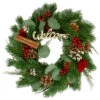 Green And Red "Welcome" Artificial Christmas Wreath - 12-Inch, Unlit 1 Green And Red "Welcome" Artificial Christmas Wreath - 12-Inch, Unlit -Optimal Christmas Shop northlight sh89630 1 updated 43565.1667572567
