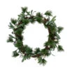 Pine Needle And Silver Ball Ornament Artificial Christmas Wreath, 12-Inch, Unlit 1 Pine Needle And Silver Ball Ornament Artificial Christmas Wreath, 12-Inch, Unlit -Optimal Christmas Shop northlight sh93296 1 45721.1667554453