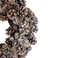 Frosted Assorted Pinecone Decorative Christmas Wreath, 13.5-Inch, Unlit 6 Frosted Assorted Pinecone Decorative Christmas Wreath, 13.5-Inch, Unlit -Optimal Christmas Shop northlight sh94259 2 25774.1667568766