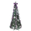 6' Pre-Lit Purple And Silver Pre-Decorated Pop-Up Artificial Christmas Tree, Clear Lights 2 6' Pre-Lit Purple And Silver Pre-Decorated Pop-Up Artificial Christmas Tree, Clear Lights -Optimal Christmas Shop northlight sm15302 00610.1667657459