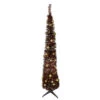 6' Pre-Lit Brown Pre-Decorated Pop-Up Artificial Christmas Tree -Optimal Christmas Shop northlight sm27457 73746.1667572596