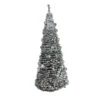 6' Pre-Lit Flocked Pre-Decorated Pop-Up Artificial Christmas Tree -Optimal Christmas Shop northlight sm27460 95557.1667529966