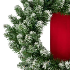 Set Of 3 Pre-Lit B/O Flocked Wreaths On Red Ribbon Christmas Decoration, 6.5' 7 Set Of 3 Pre-Lit B/O Flocked Wreaths On Red Ribbon Christmas Decoration, 6.5' -Optimal Christmas Shop northlight sm4116 2new 13164.1668092992