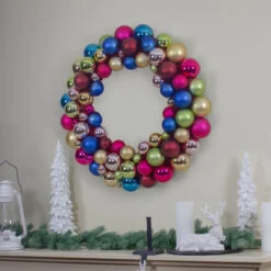 Multi-Color 2-Finish Shatterproof Ball Christmas Wreath, 36-Inch 7 Multi-Color 2-Finish Shatterproof Ball Christmas Wreath, 36-Inch -Optimal Christmas Shop northlight sm91064 3 90011.1667534265