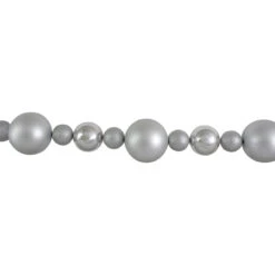 6' Shatterproof Ball 3-Finish Silver Splendor Christmas Garland -Optimal Christmas Shop northlight sm91066 1 66783.1667575260