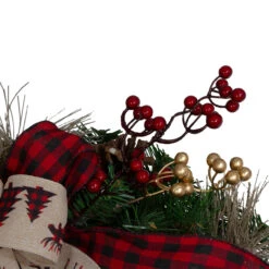52" Berries And Bows Artificial Christmas Swag - Unlit -Optimal Christmas Shop northlight sm91187 3 93662.1667530442