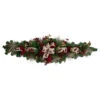 52" Berries And Bows Artificial Christmas Swag - Unlit
