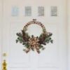 Burlap Wrapped Artificial Christmas Wreath - 24-Inch, Unlit -Optimal Christmas Shop northlight sm91199 49166.1667576892