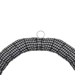 Black And White Houndstooth And Berry Artificial Christmas Wreath - 24-Inch, Unlit -Optimal Christmas Shop northlight sm91202 2 84960.1667576271