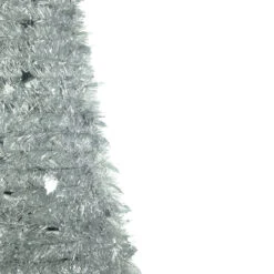 4' Silver Tinsel Pop-Up Artificial Christmas Tree, Unlit 10 4' Silver Tinsel Pop-Up Artificial Christmas Tree, Unlit -Optimal Christmas Shop northlight sm921155 2 84113.1667530295