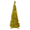 4' Gold Tinsel Pop-Up Artificial Christmas Tree, Unlit 2 4' Gold Tinsel Pop-Up Artificial Christmas Tree, Unlit -Optimal Christmas Shop northlight sm92145updated 26693.1667530282
