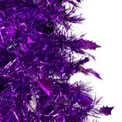 4' Purple Tinsel Pop-Up Artificial Christmas Tree, Unlit 10 4' Purple Tinsel Pop-Up Artificial Christmas Tree, Unlit -Optimal Christmas Shop northlight sm92151 2 07731.1667530286