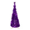 6' Purple Tinsel Pop-Up Artificial Christmas Tree, Unlit -Optimal Christmas Shop northlight sm92151 76430.1667531219