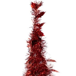 4' Red Tinsel Pop-Up Artificial Christmas Tree, Unlit 10 4' Red Tinsel Pop-Up Artificial Christmas Tree, Unlit -Optimal Christmas Shop northlight sm92153 3 97616.1667530291