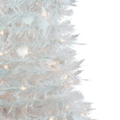 4' Pre-Lit White Tinsel Pop-Up Artificial Christmas Tree, Clear Lights 10 4' Pre-Lit White Tinsel Pop-Up Artificial Christmas Tree, Clear Lights -Optimal Christmas Shop northlight sm92159 2 94712.1667530298