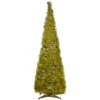 6' Gold Tinsel Pop-Up Artificial Christmas Tree, Unlit 2 6' Gold Tinsel Pop-Up Artificial Christmas Tree, Unlit -Optimal Christmas Shop northlight sm92160 1 47251.1667530299
