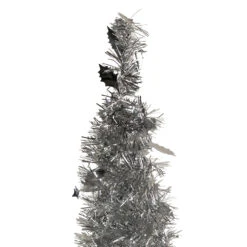 6' Silver Tinsel Pop-Up Artificial Christmas Tree, Unlit -Optimal Christmas Shop northlight sm92168 3 62168.1667531218