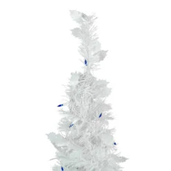 4' Pre-Lit White Tinsel Pop-Up Artificial Christmas Tree, Blue Lights 9 4' Pre-Lit White Tinsel Pop-Up Artificial Christmas Tree, Blue Lights -Optimal Christmas Shop northlight sm92170 3 76298.1667530297