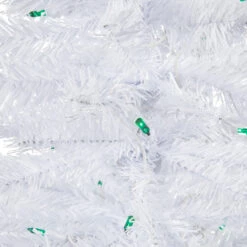 3' Pre-Lit Woodbury White Pine Slim Artificial Christmas Tree, Green Lights -Optimal Christmas Shop northlight sm92882 3new 32304.1669401198