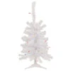 2' Lighted Woodbury White Pine Slim Artificial Christmas Tree, Multi Lights -Optimal Christmas Shop northlight sm92886 1 99615.1667535812