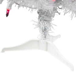 2' Pre-Lit Woodbury White Pine Slim Artificial Christmas Tree, Pink Lights -Optimal Christmas Shop northlight sm92887 4 21142.1669748169