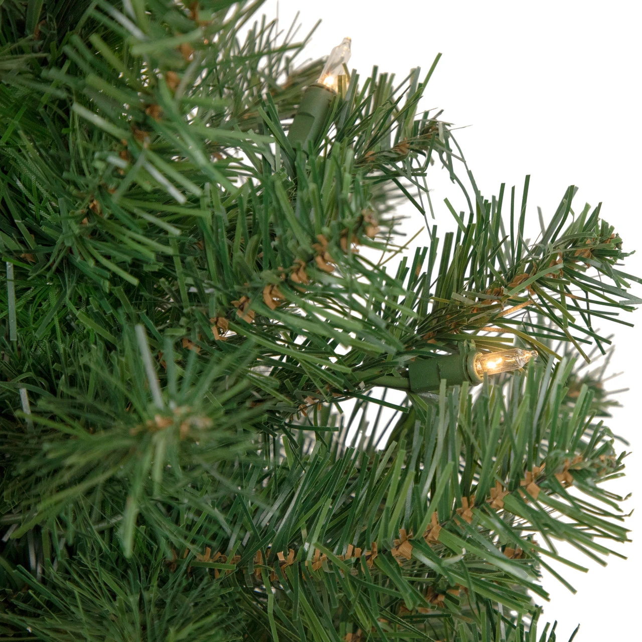 2' Pre-Lit Oakridge Noble Fir Artificial Christmas Tree, Clear Lights 5 2' Pre-Lit Oakridge Noble Fir Artificial Christmas Tree, Clear Lights - Image 3