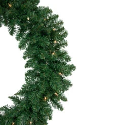 36" Pre-Lit Everett Pine Artificial Christmas Wreath, Clear Lights -Optimal Christmas Shop northlight sm92902 220copy 85965.1668800283