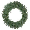 Pre-Lit Granville Fraser Fir Artificial Christmas Wreath, 48-Inch, Clear Lights