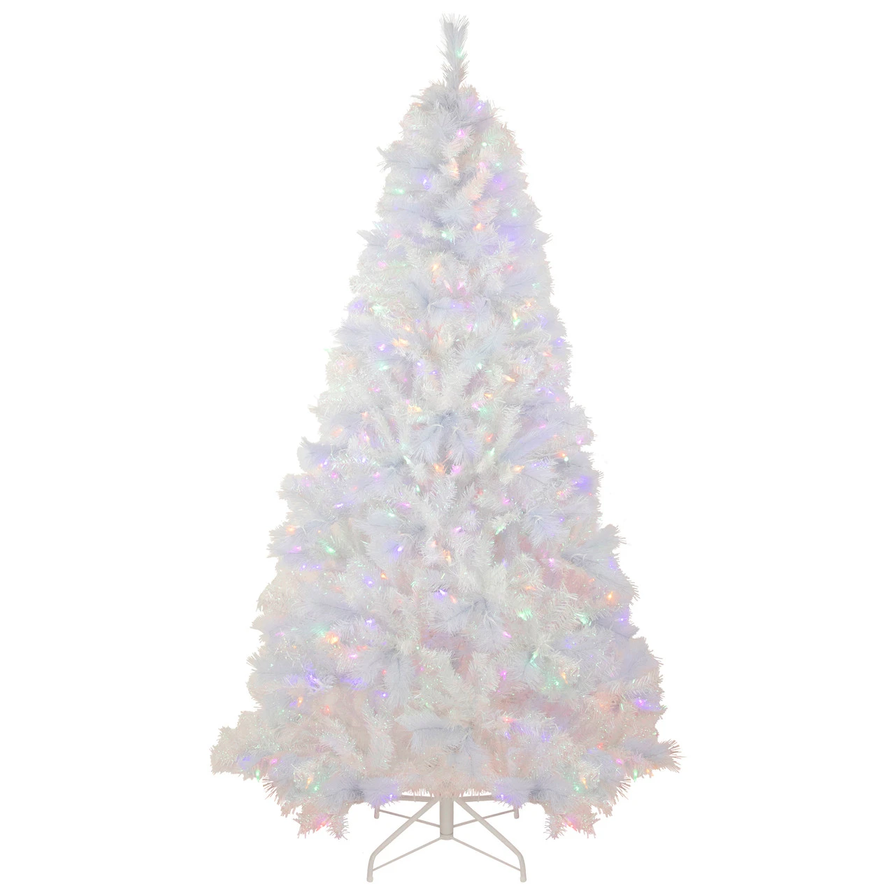 7.5' Pre-Lit Seneca White Spruce Artificial Christmas Tree, Dual Function LED Lights 5 7.5' Pre-Lit Seneca White Spruce Artificial Christmas Tree, Dual Function LED Lights - Image 3