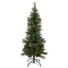 4.5' Pre-Lit Yorkshire Pine Pencil Artificial Christmas Tree, Clear Lights 1 4.5' Pre-Lit Yorkshire Pine Pencil Artificial Christmas Tree, Clear Lights -Optimal Christmas Shop northlight sm92926 1 77635.1667487927