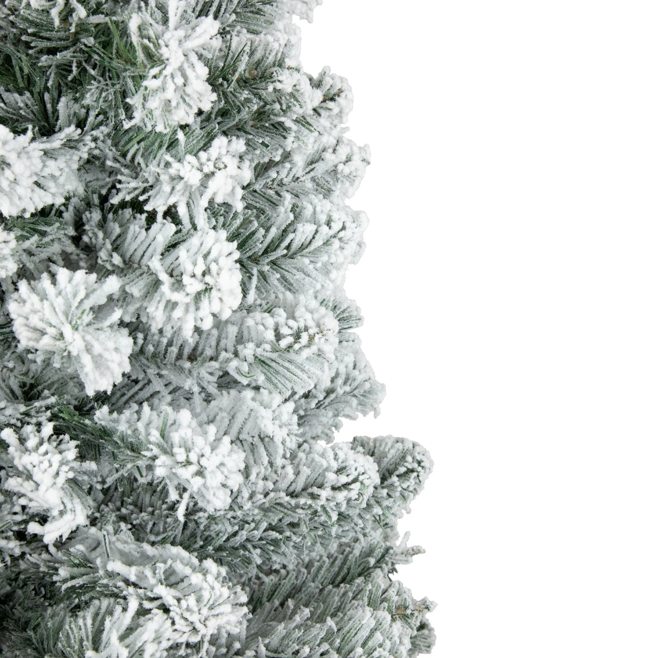 3' Heavily Flocked Madison Pine Medium Artificial Christmas Tree, Unlit 5 3' Heavily Flocked Madison Pine Medium Artificial Christmas Tree, Unlit - Image 3