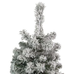 6.5' Heavily Flocked Madison Pine Artificial Christmas Tree, Unlit -Optimal Christmas Shop northlight sm92929 3 19664.1667490912