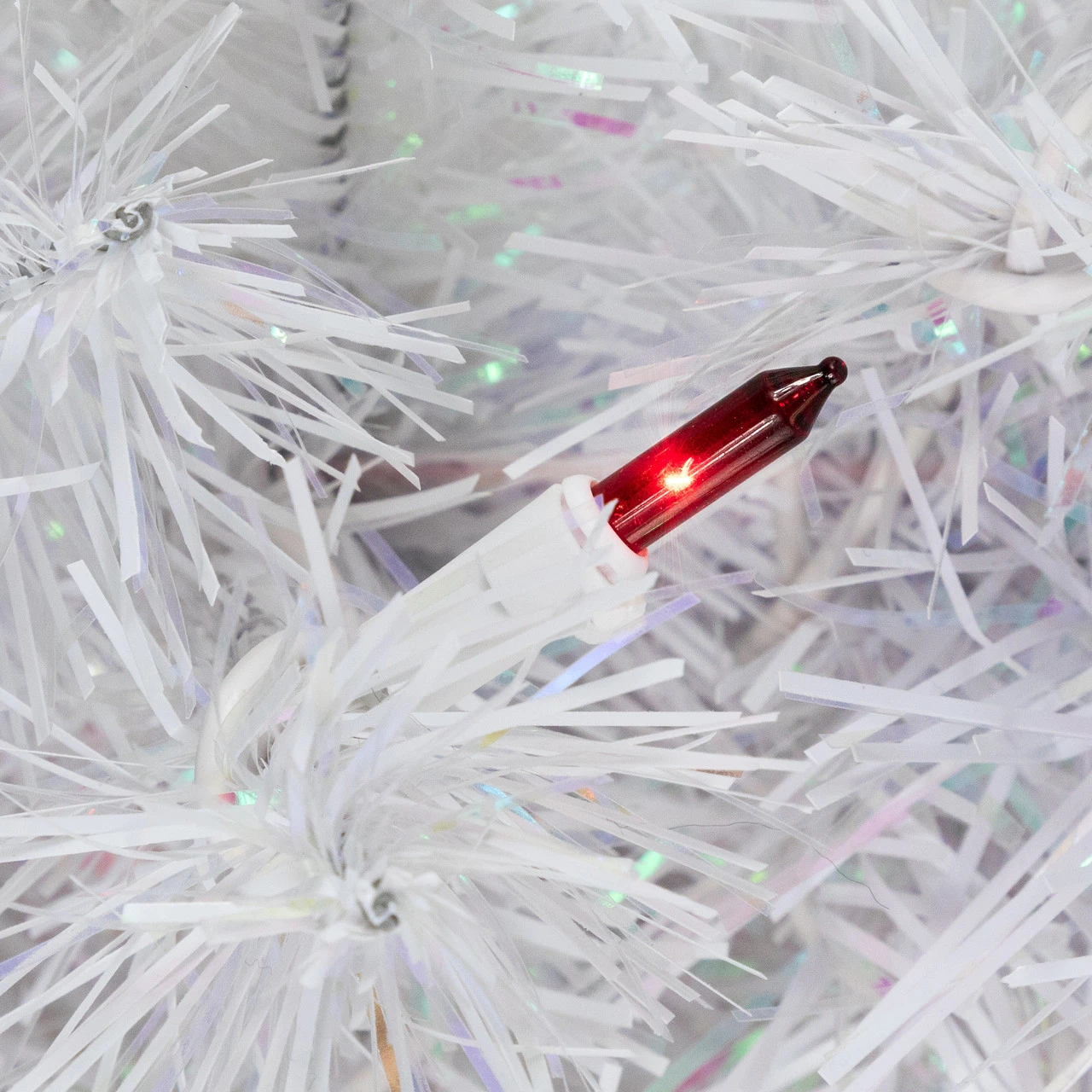 2' Pre-lit Rockport White Pine Artificial Christmas Tree, Multi Lights 6 2' Pre-lit Rockport White Pine Artificial Christmas Tree, Multi Lights - Image 4