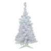 3' Pre-lit Rockport White Pine Artificial Christmas Tree, Pink Lights -Optimal Christmas Shop northlight sm92950 mainupdated 88011.1667663159