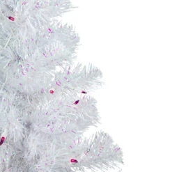 3' Pre-lit Rockport White Pine Artificial Christmas Tree, Purple Lights -Optimal Christmas Shop northlight sm92952 2 52332.1667535817