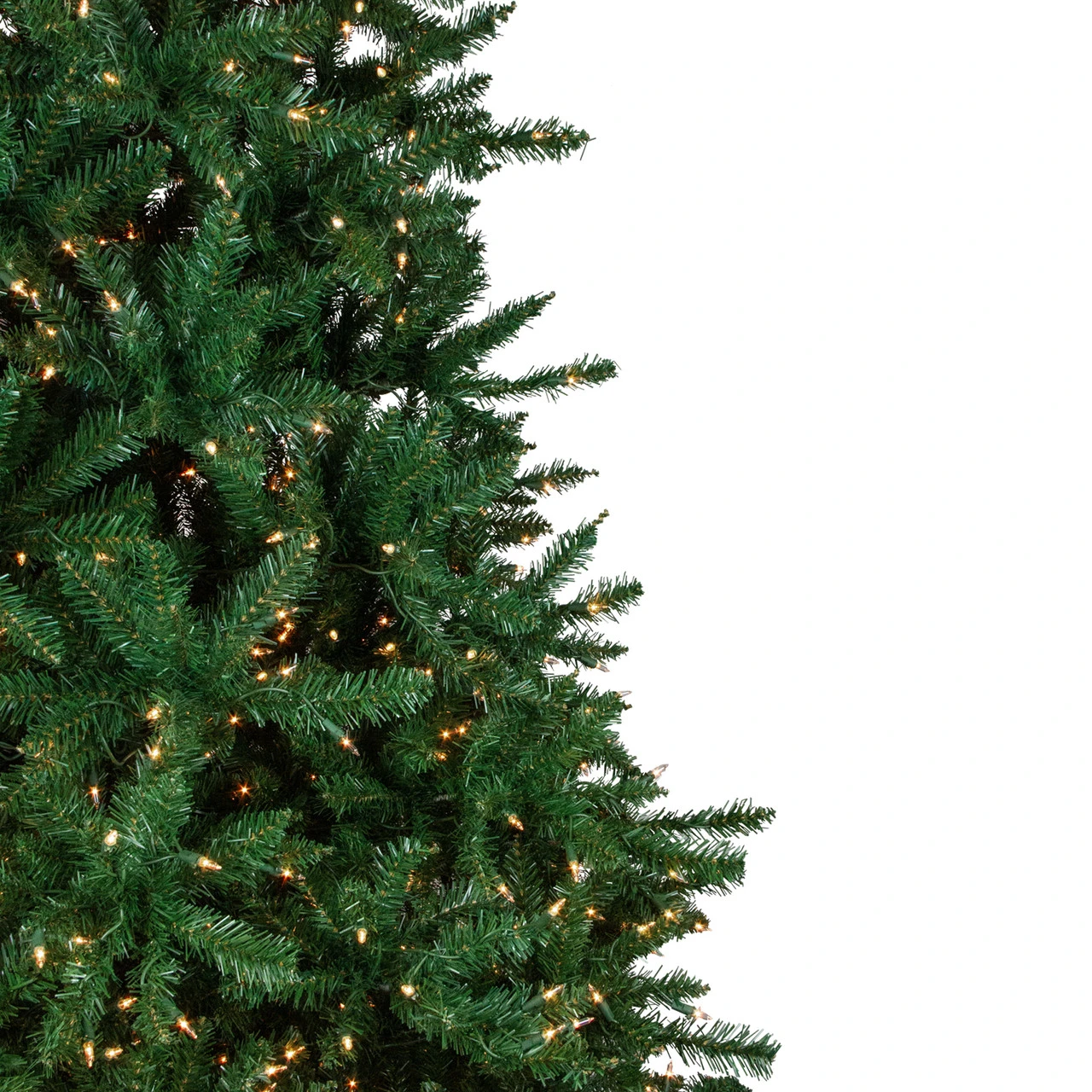 9' Pre-Lit Twin Falls Pine Artificial Christmas Tree, Clear Lights 6 9' Pre-Lit Twin Falls Pine Artificial Christmas Tree, Clear Lights - Image 4