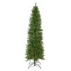 6.5' Pre-Lit Silver Lake Fir Pencil Artificial Christmas Tree, Multi Lights -Optimal Christmas Shop northlight sm92988 1 63177.1667488676