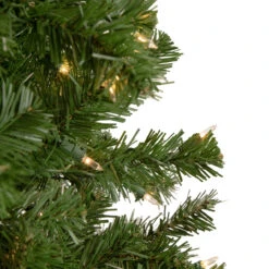 7.5' Pre-Lit Hazelton Spruce Pencil Artificial Christmas Tree, Clear Lights -Optimal Christmas Shop northlight sm92993 4 00250.1667530138