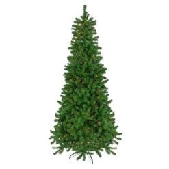 7' Pre-Lit Norfolk Spruce Artificial Christmas Tree, Multi Lights