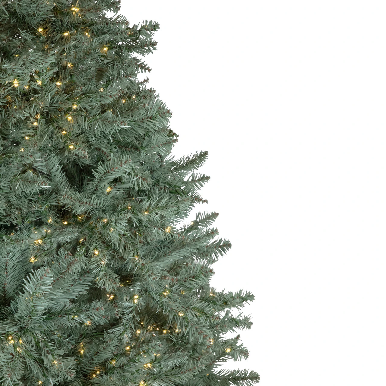 7.5' Pre-Lit Full Newport Spruce Artificial Christmas Tree, LED Lights 6 7.5' Pre-Lit Full Newport Spruce Artificial Christmas Tree, LED Lights - Image 4