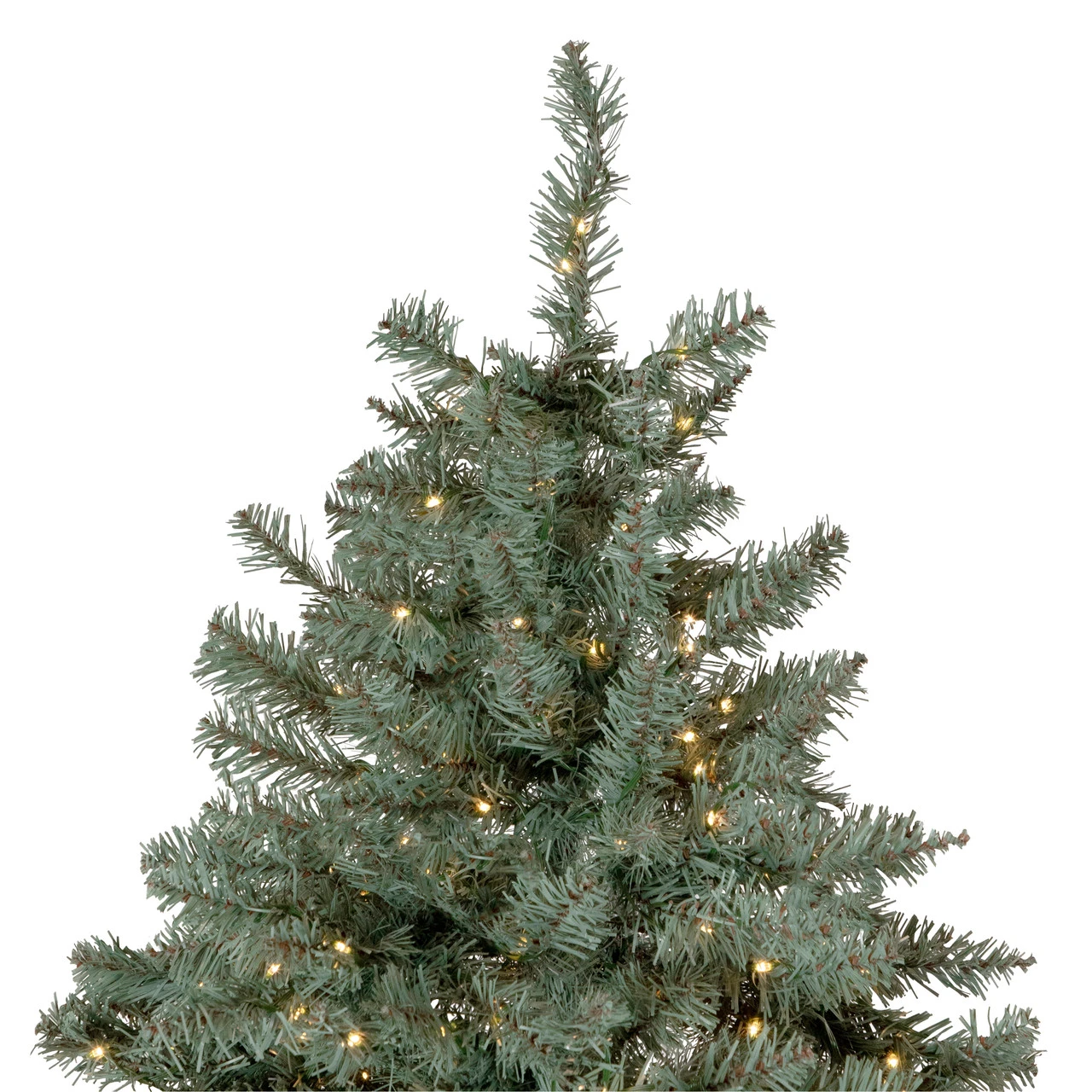 7.5' Pre-Lit Full Newport Spruce Artificial Christmas Tree, LED Lights 7 7.5' Pre-Lit Full Newport Spruce Artificial Christmas Tree, LED Lights - Image 5